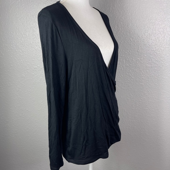 Merona‎ Black Long sleeve shirt large - Picture 4 of 9